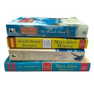 Lot of 4 Mary Alice Monroe Books Beach House + Reunion Swimming Summer